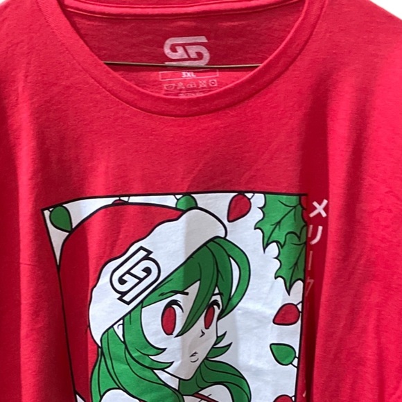 Sexy Anime Christmas Tee Shirt - Picture 2 of 12